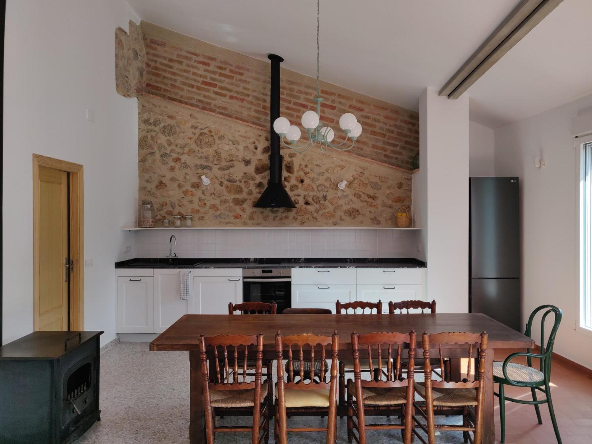 L'Almassera - Chimenea Y Montana Para Grupos En Aielo De Rugat Ayelo de Rugat Exterior foto
