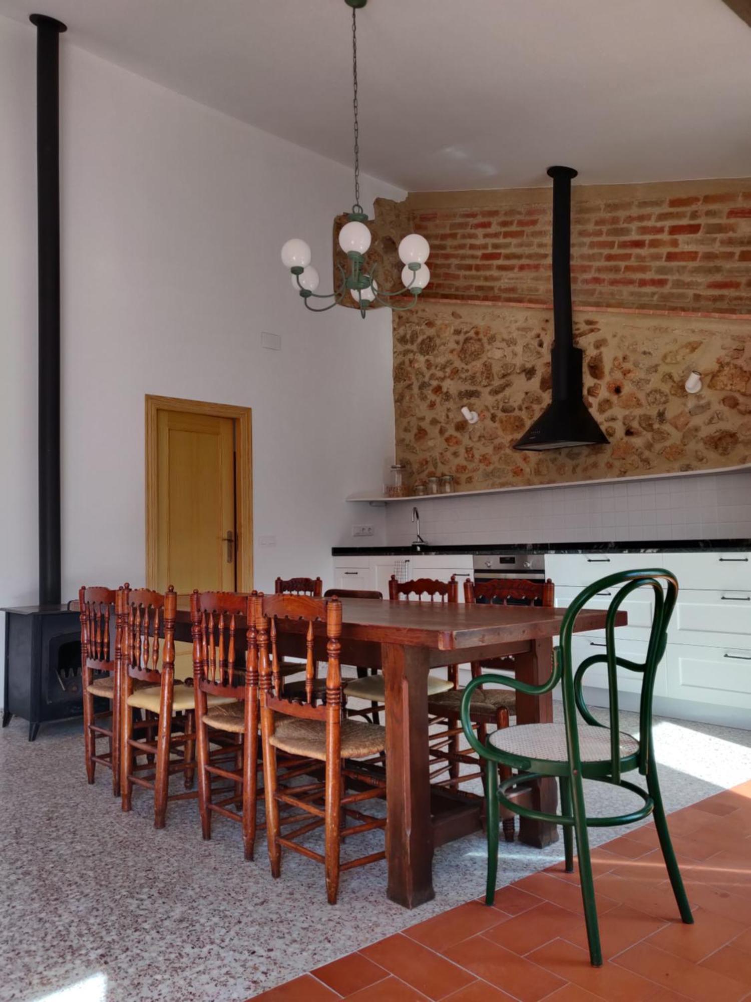 L'Almassera - Chimenea Y Montana Para Grupos En Aielo De Rugat Ayelo de Rugat Exterior foto